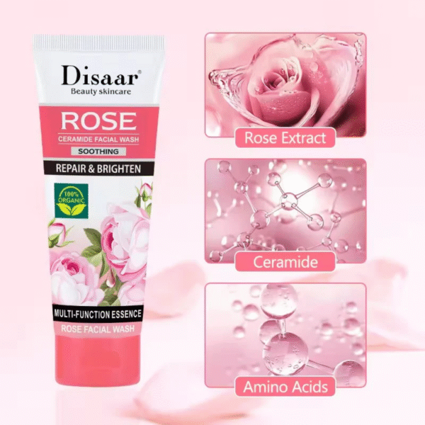 Limpiador Facial Disaar Ceramida Rose