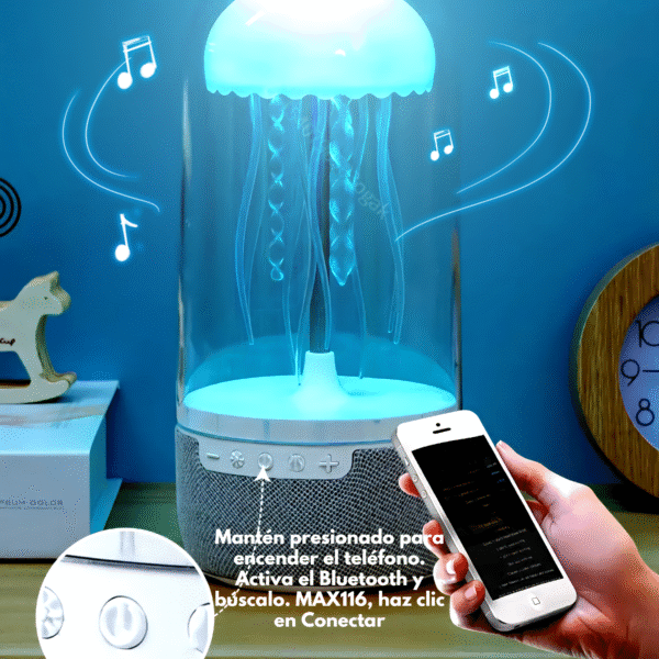 Lámpara Parlante Medusa Bluetooth