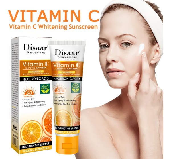 Protector Solar Disaar con Vitamina C y Ácido Hialurónico