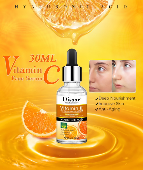 Sérum Facial Disaar con Vitamina C y Ácido Hialurónico