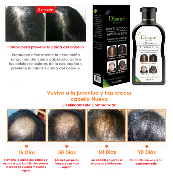 Pack Anticaída Disaar – Shampoo + Sérum